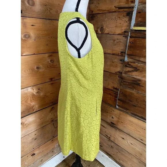 Nine West Vintage Dress 14 Chartreuse Green - Picture 4 of 12